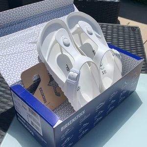 Birkenstock white gizeh EVA size 39, US women size 8
